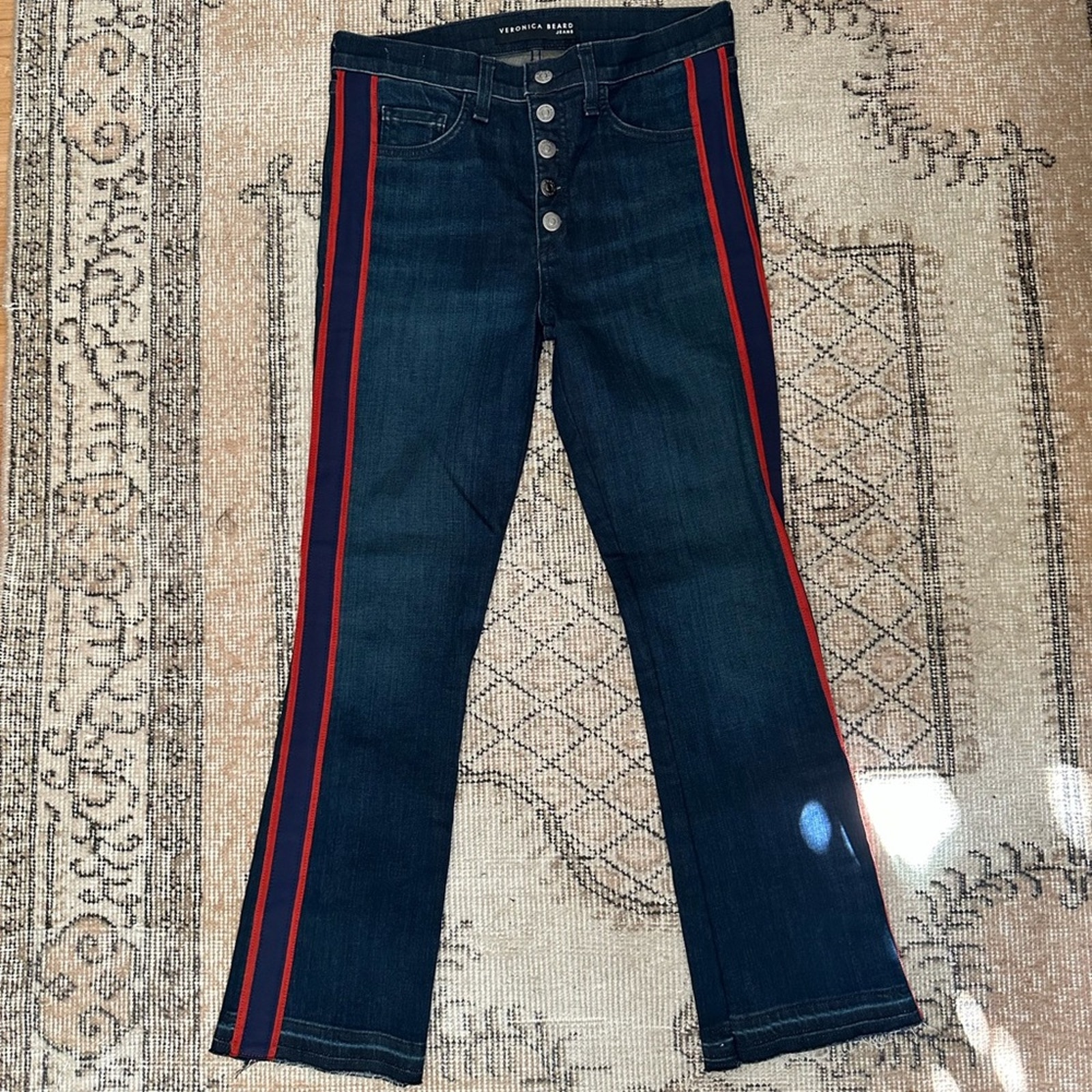 Veronica Beard Carolyn Baby Bootcut Jeans